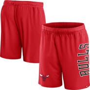 FANATICS Men's Fanatics Branded Red Chicago Bulls Post Up Mesh Shorts
