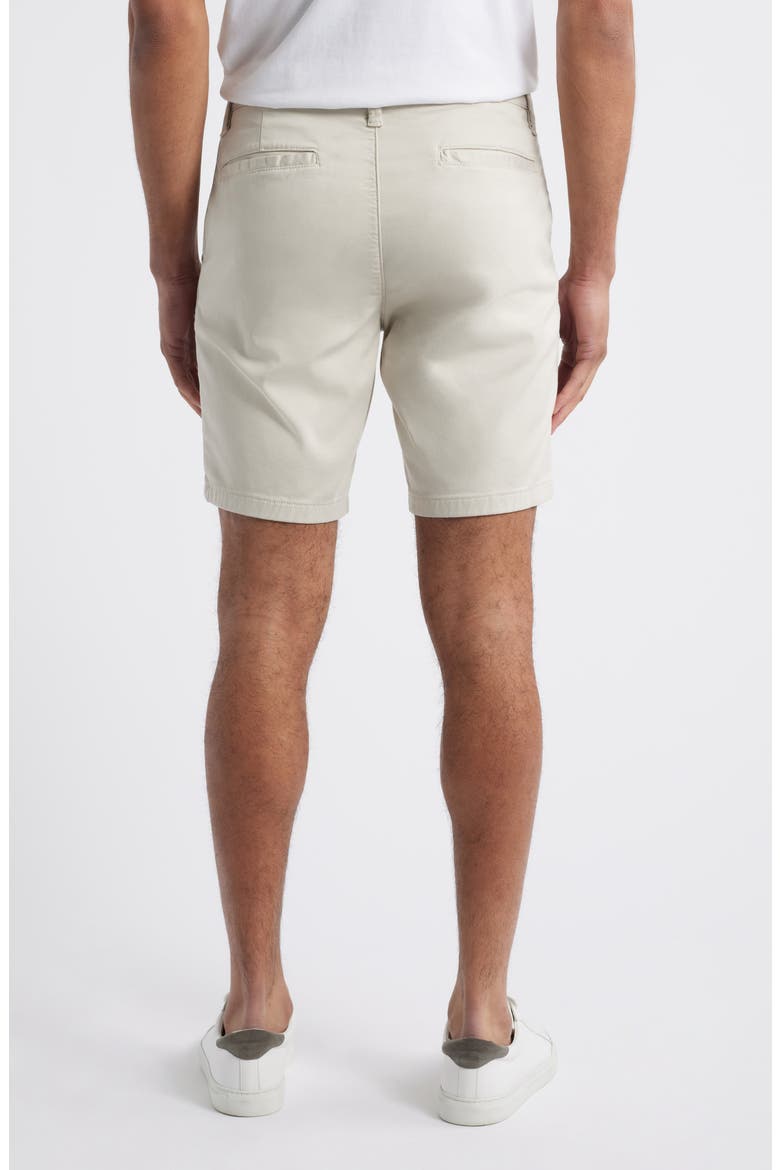 Arizona Slim Fit Flat Front CoolMax® Chino Shorts, Alternate, color, TAN COOLMAX