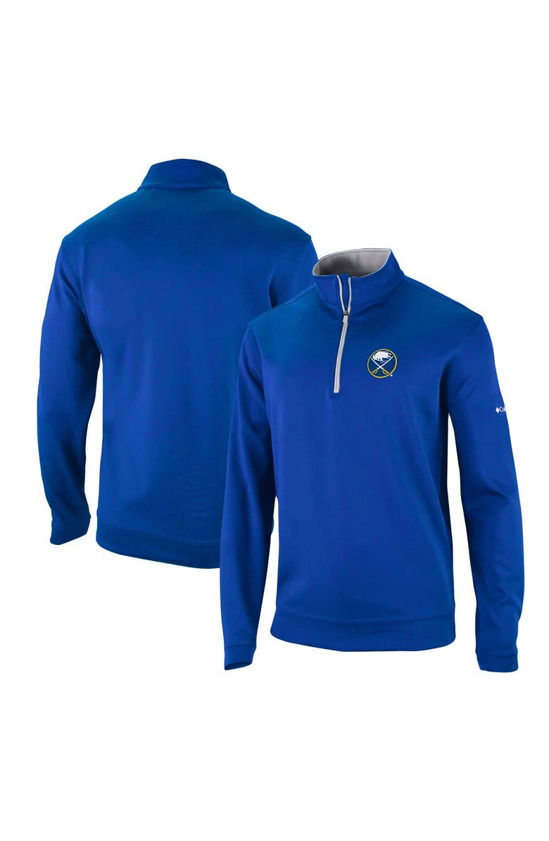 Columbia Men's Columbia Royal Buffalo Sabres Wickham Hills Omni-Wick Quarter-Zip Jacket, Main, color,