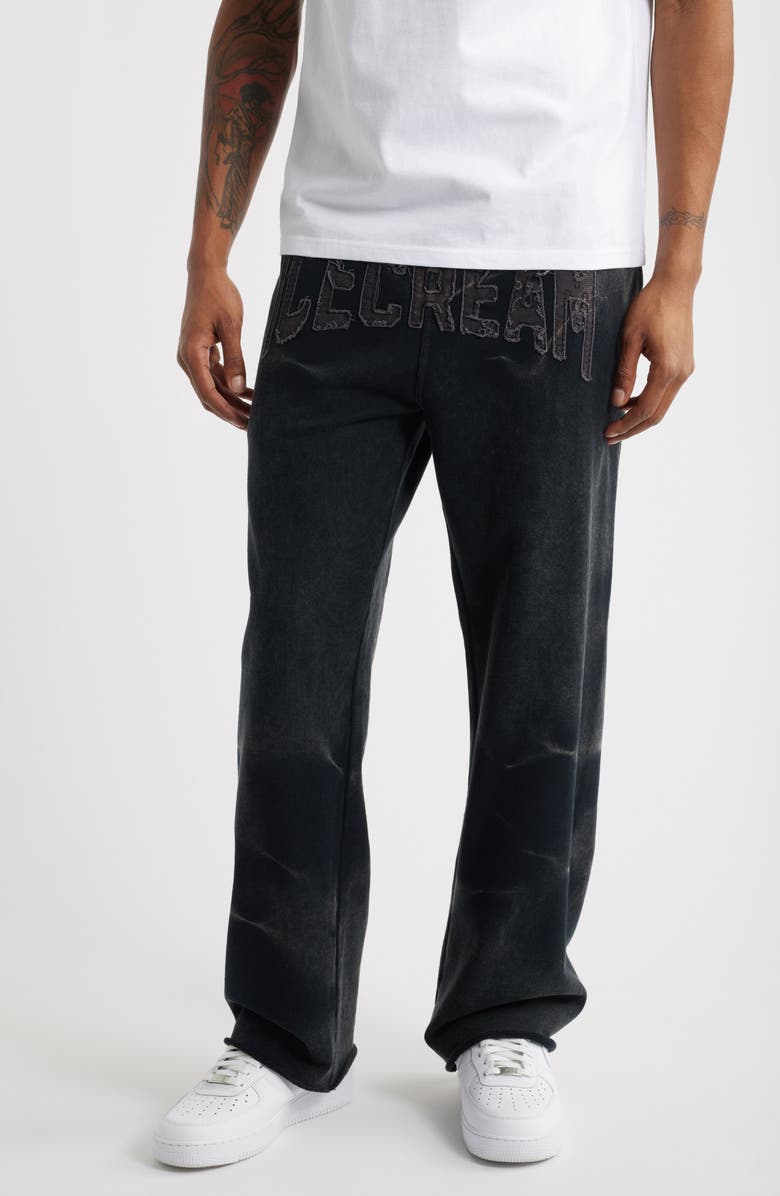 ICECREAM The Arch French Terry Sweatpants, Main, color, Black