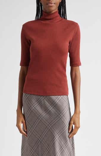 Rib Knit Turtleneck Top
