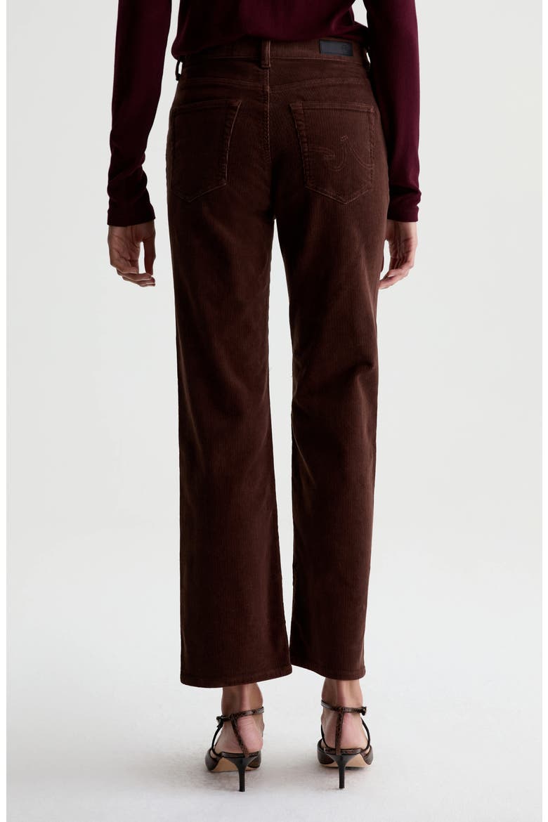 Brinley Mid Rise Straight Leg Corduroy Jeans, Alternate, color, WOOD BROWN