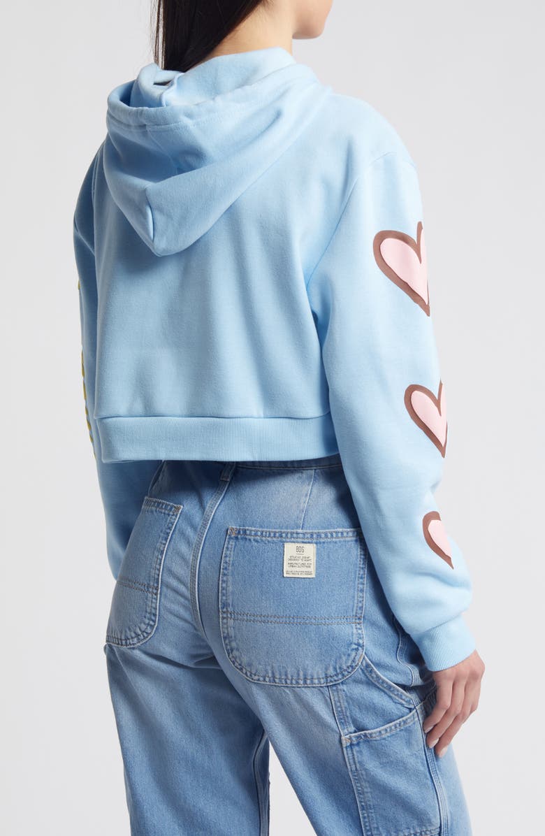 DUMBGOOD x Sanrio Pompompurin<sup>®</sup> Crop Hoodie, Alternate, color,