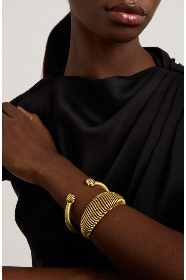 Trancoso Cuff Bracelet, Alternate, color, GOLD