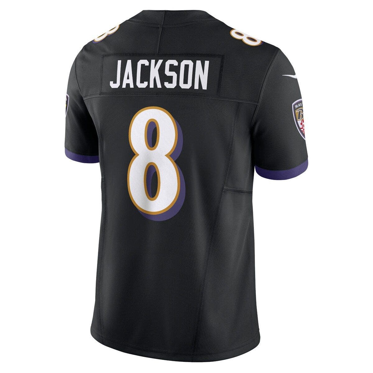 Men's Nike Lamar Jackson Black Baltimore Ravens Vapor F.U.S.E.