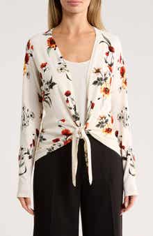 DR2 by Daniel Rainn Tie Front Sweater