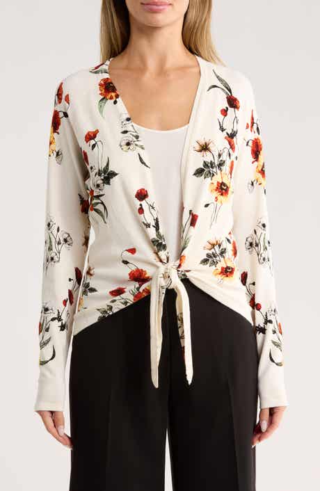 DR2 by Daniel Rainn Tie Front Sweater