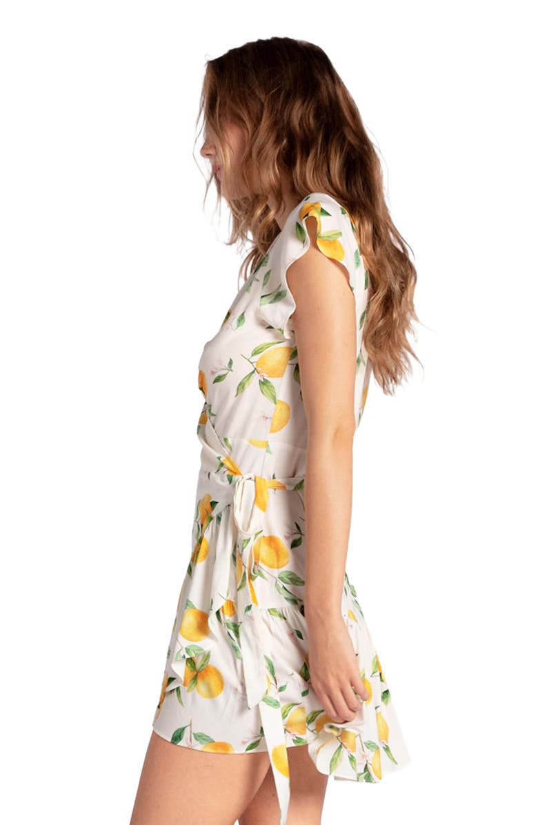 Belle & Bloom Love Shack Mini Wrap Dress, Alternate, color, Orchard