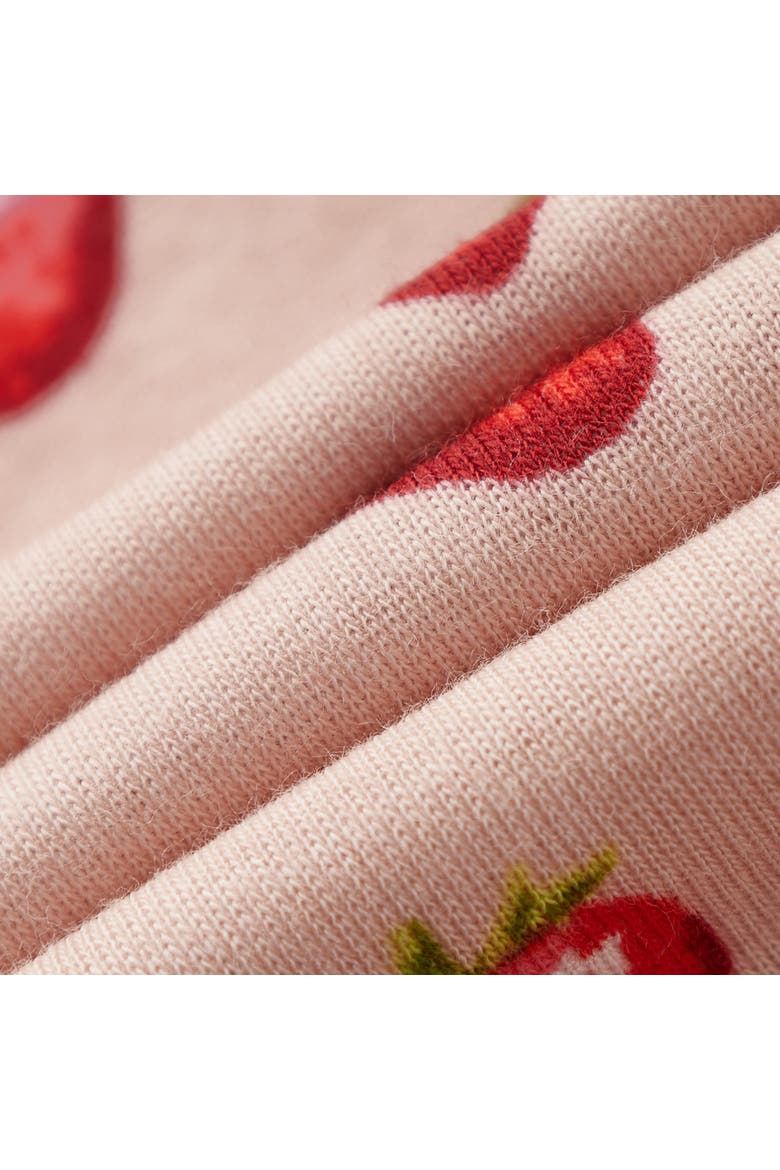 Organic Cotton Shortall, Alternate, color, Strawberry