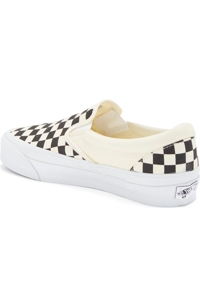 Vans Premium Authentic Reissue 98 Slip-On Sneaker, Alternate, color, Checkerboard Black/ Off White