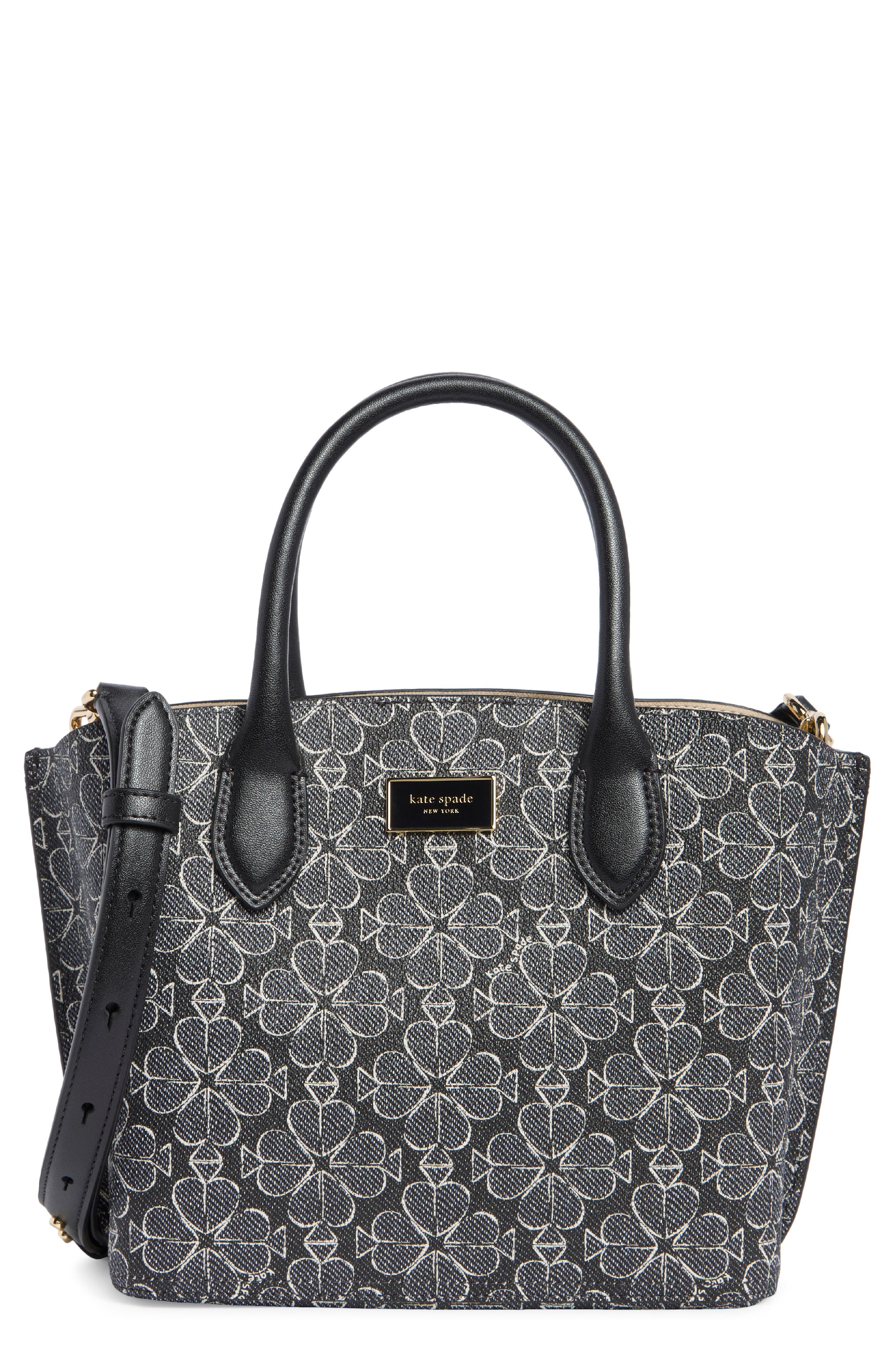 Suite Spade Flower Coated Canvas Tote
