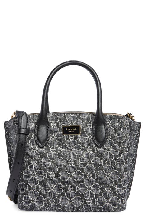 Suite Spade Flower Coated Canvas Tote
