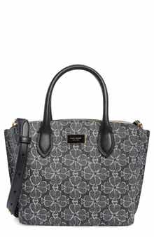 Suite Spade Flower Coated Canvas Tote