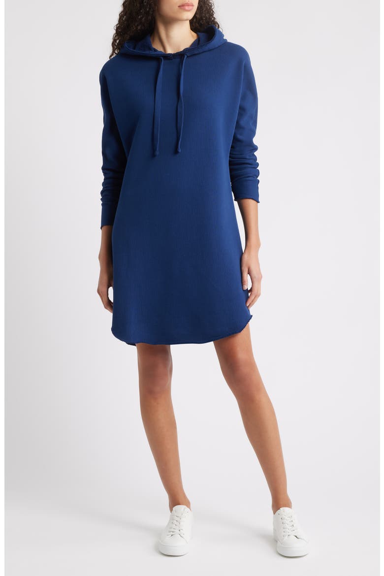 Mini James Hoodie Dress, Main, color, TIDE