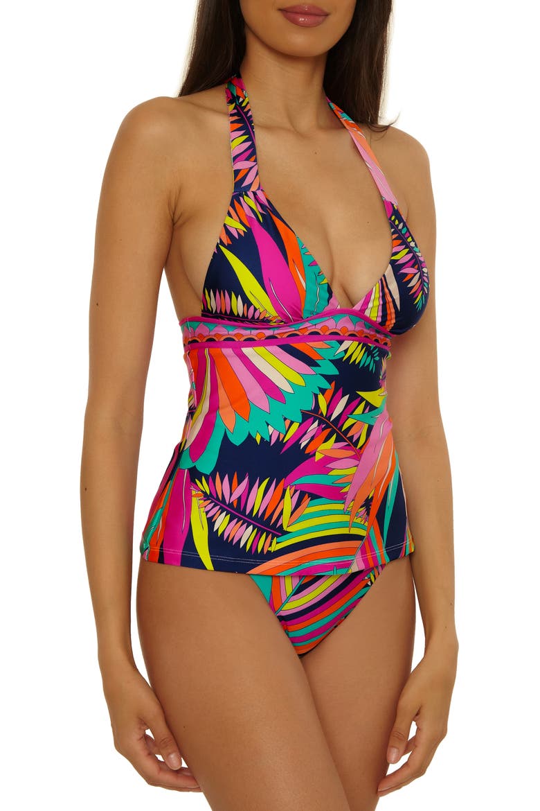 Paralia Tankini Top, Alternate, color, MULTI