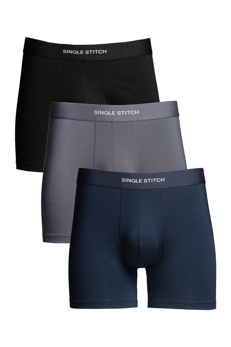 Modal Boxer Brief 3-Pack, Main, color, Black Gray Navy