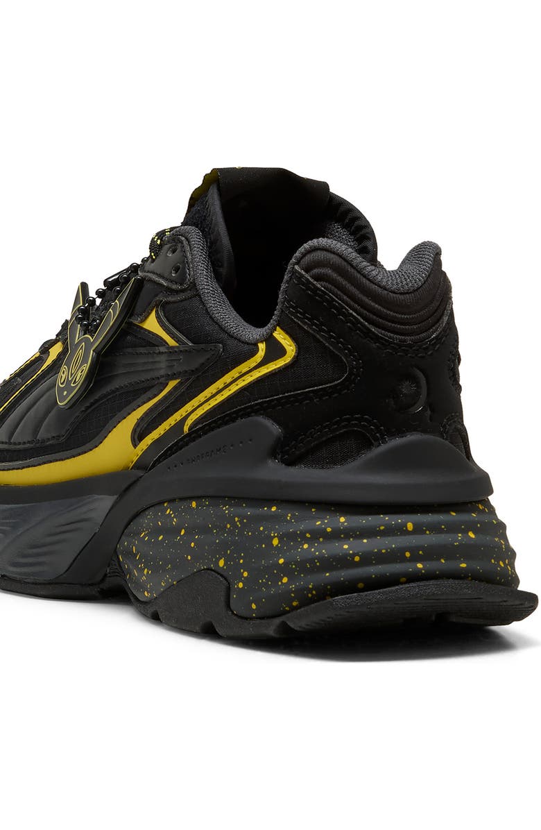 PUMA x POKÉMON Kids' Fade Umbreon Sneaker, Alternate, color, Puma Black/ Energizing Yellow