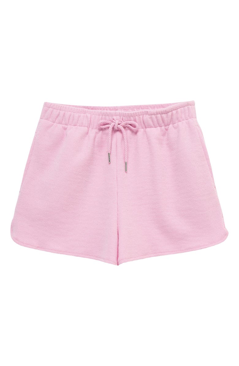 Truce Kids' Thermal Knit Shorts, Main, color, Light Pink
