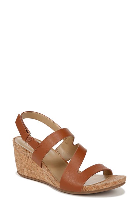 Adria Strappy Wedge Sandal (Women) (Wide Width Available)