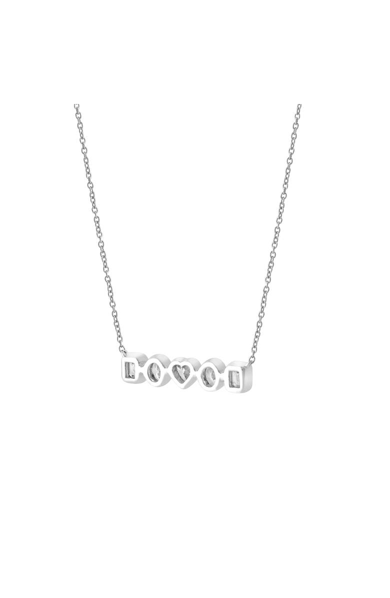 LuvMyJewelry Cassira 14K Gold Lab Grown Diamond Necklace - 1 Ct, Alternate, color, 14K White Gold