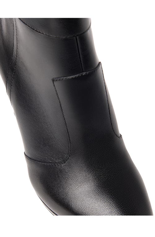 Nerogiardini Logo Hardware Bootie In Black