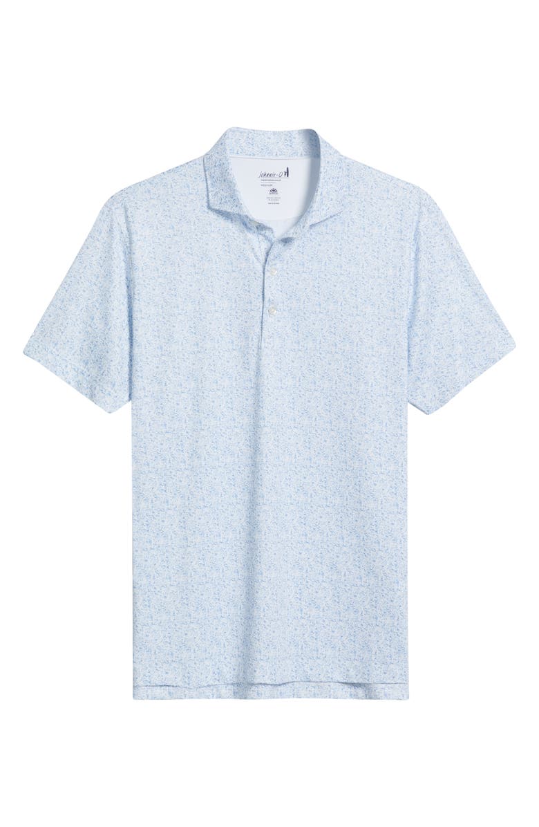 johnnie-O Boggings Mushroom Print PREP-FORMANCE Golf Polo, Alternate, color, Palisades Blue