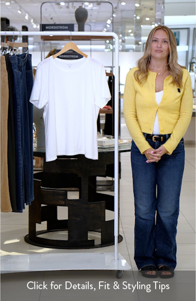 Crewneck Organic Cotton T-Shirt, sales video thumbnail