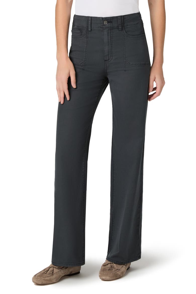 AnessA High Waist Wide Leg Jeans, Alternate, color, VINTAGE DARK GRAPHITE