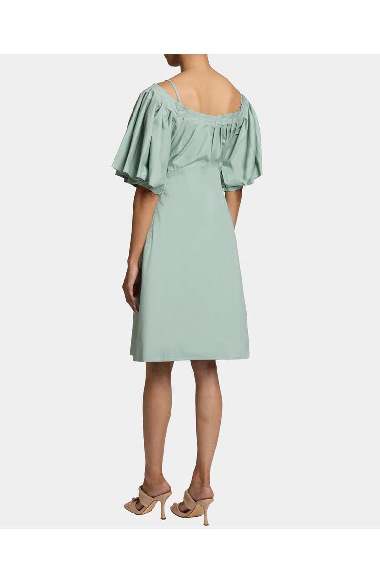 Santorelli Dylan A-Line Cotton Shift Dress, Alternate, color, Ocean Mist