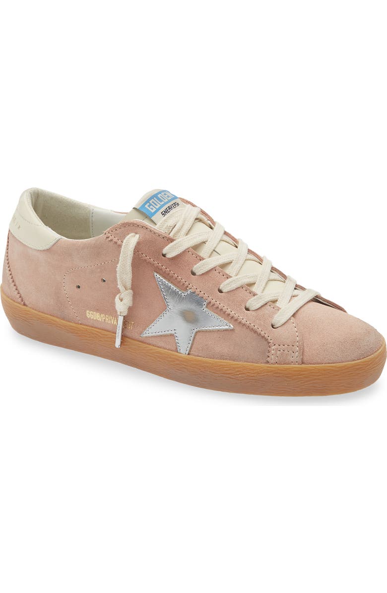 Golden Goose Super-Star Sneaker, Main, color, Camelia Pink/ Silver/ Cream