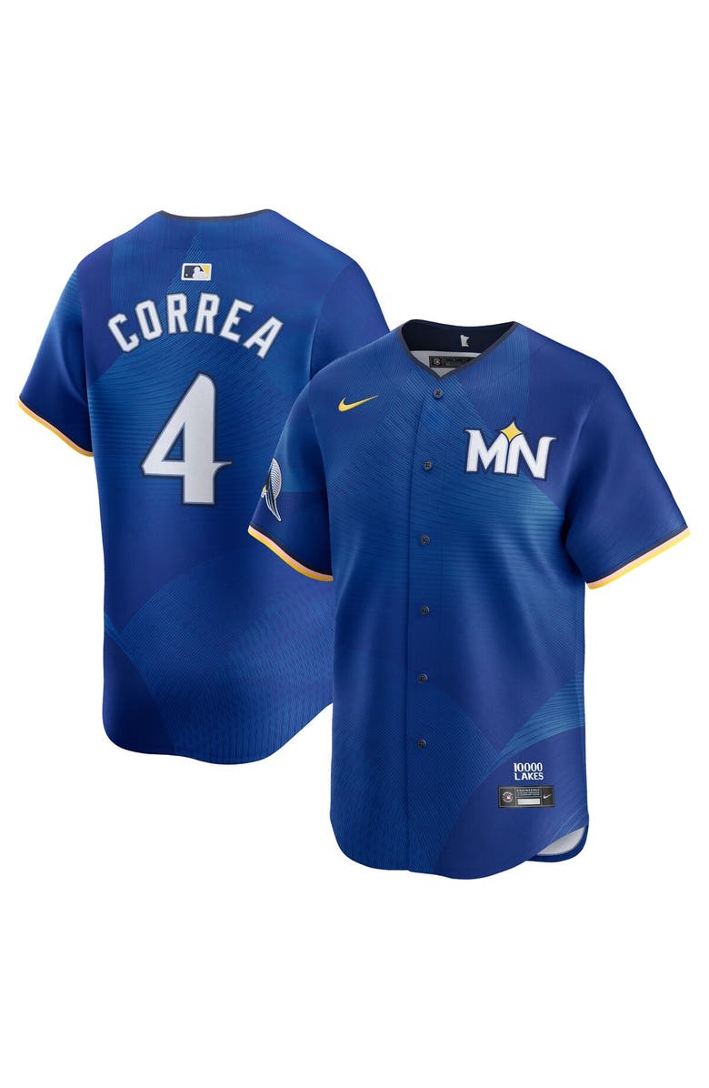 Nike Men's Nike Carlos Correa Royal Minnesota Twins 2024 City Connect Limited Jersey, Alternate, color, Royal