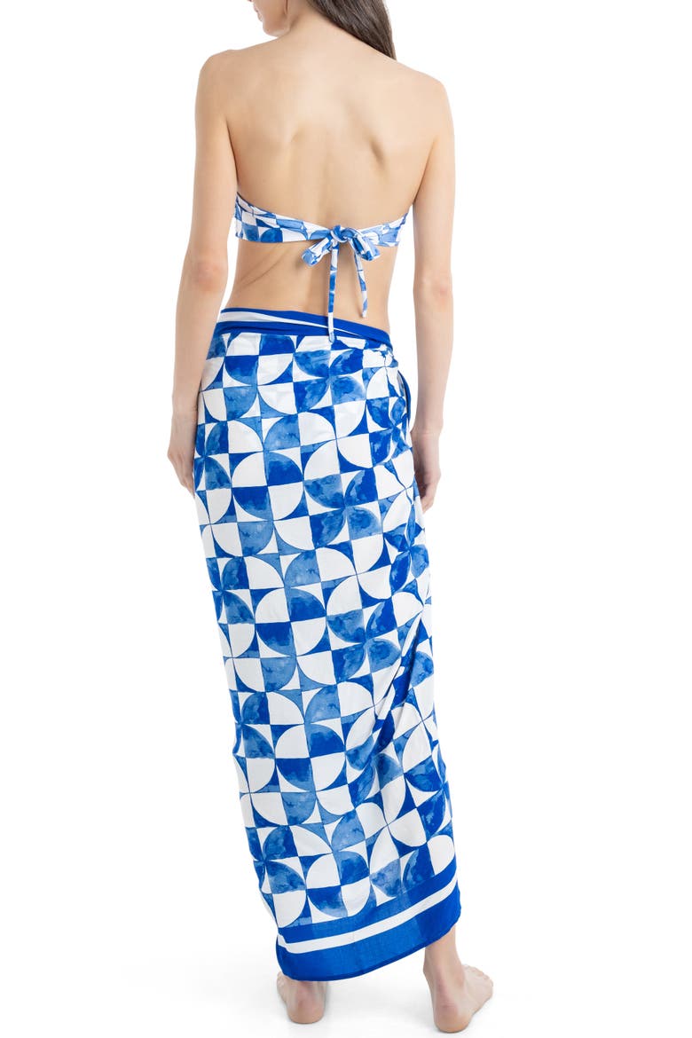 The Greece - Pareo Sarong, Alternate, color, Blue