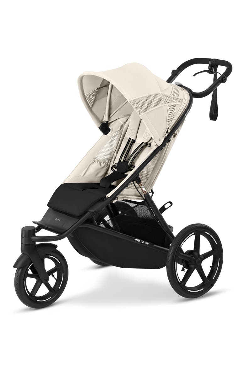 Avi Spin Jogging Stroller, Main, color, SEASHELL BEIGE