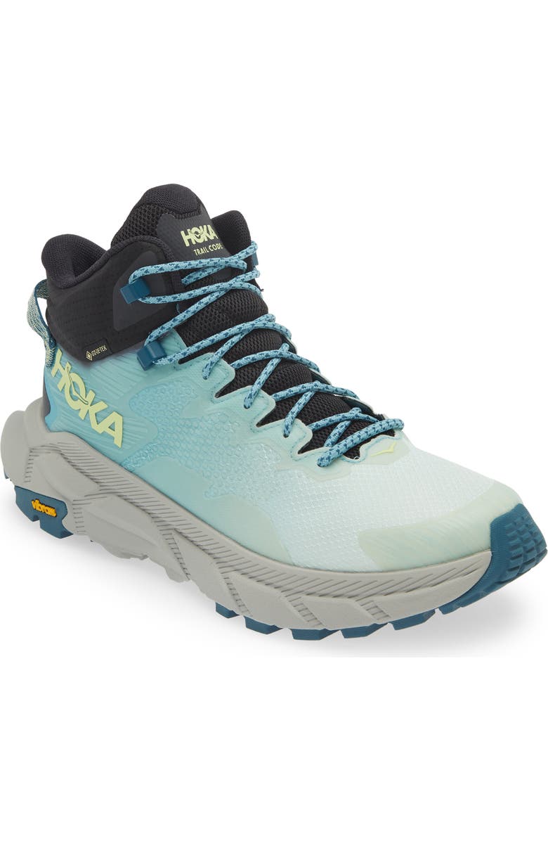HOKA Trail Code Gore-Tex<sup>®</sup> Hiking Boot, Main, color, Blue Glass / Coastal Shade