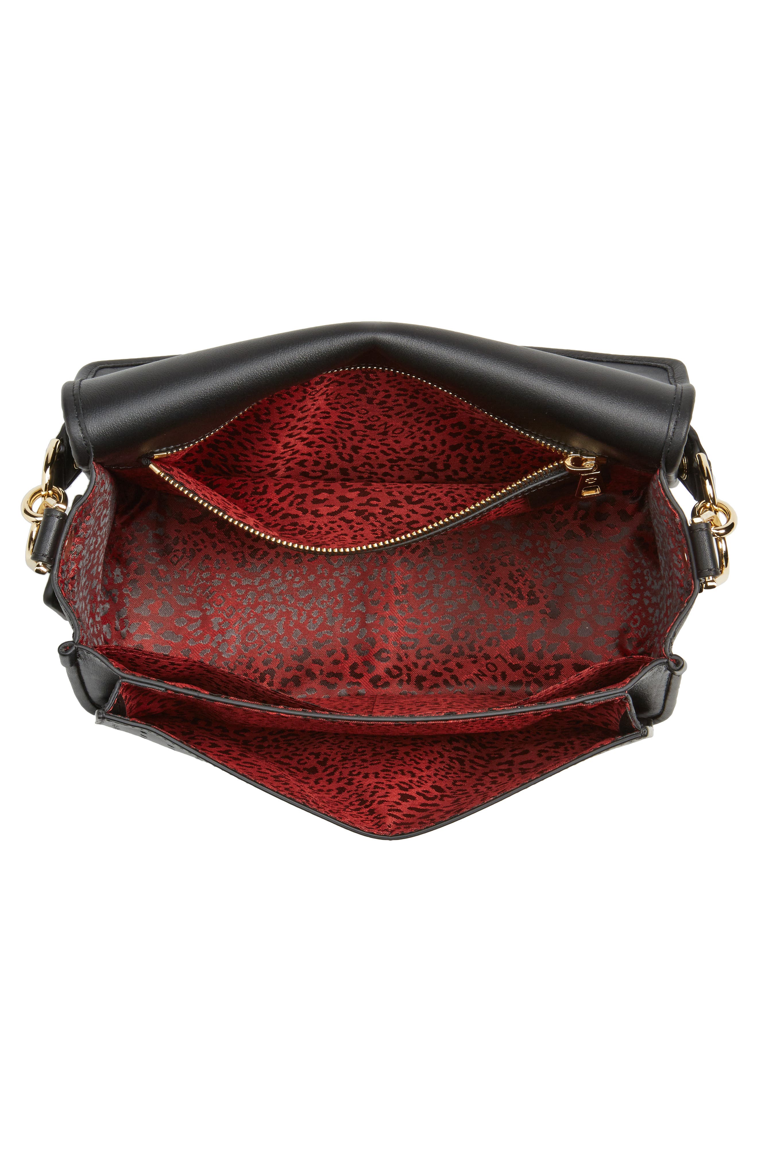 Longchamp Mademoiselle Calfskin Leather Crossbody Bag, Alternate, color, 