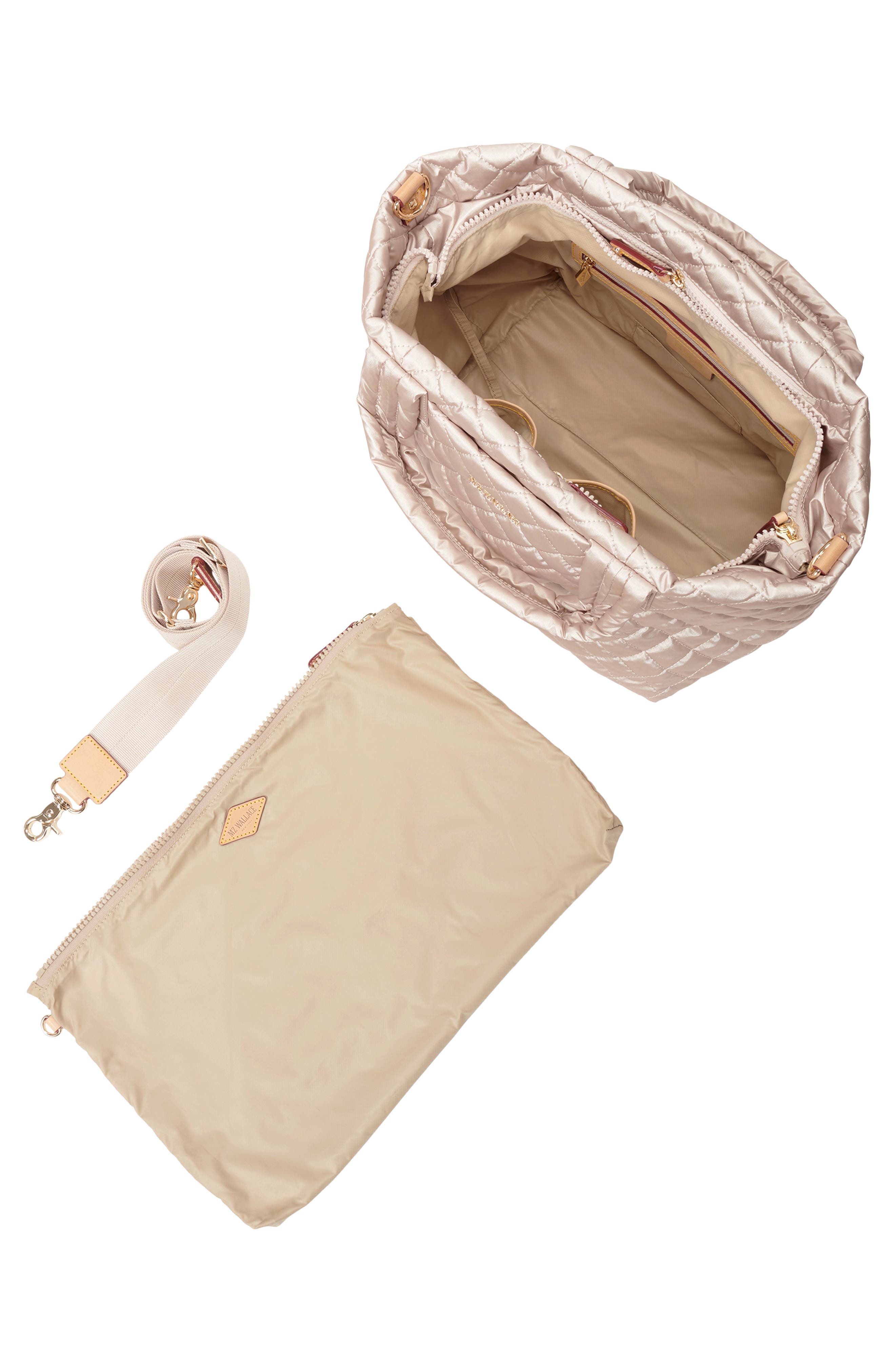 MZ Wallace Small Metro Diamond Quilted Deluxe Tote, Alternate, color, 