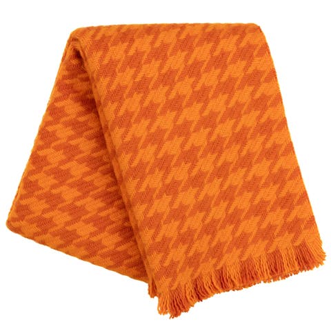 Southampton Home Naturally Weighted Houndstooth Throw