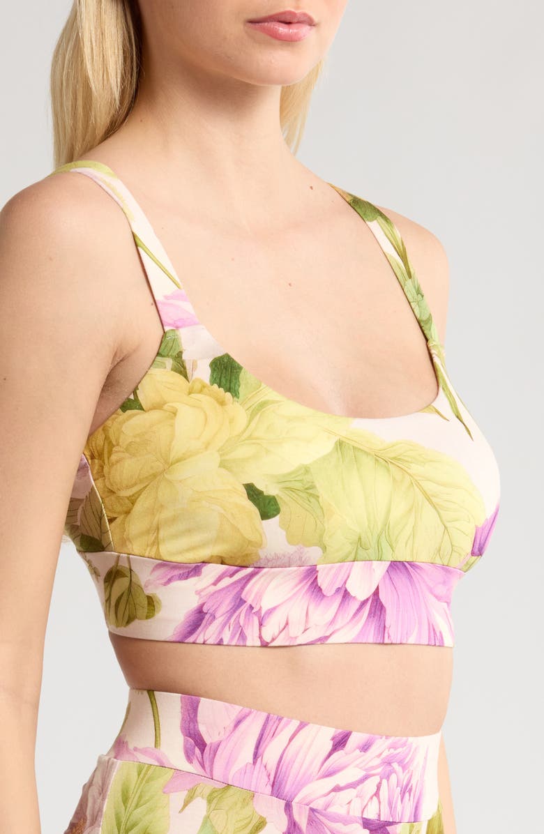 KILO BRAVA Spring Garden Lounge Bralette, Alternate, color, Spring Garden