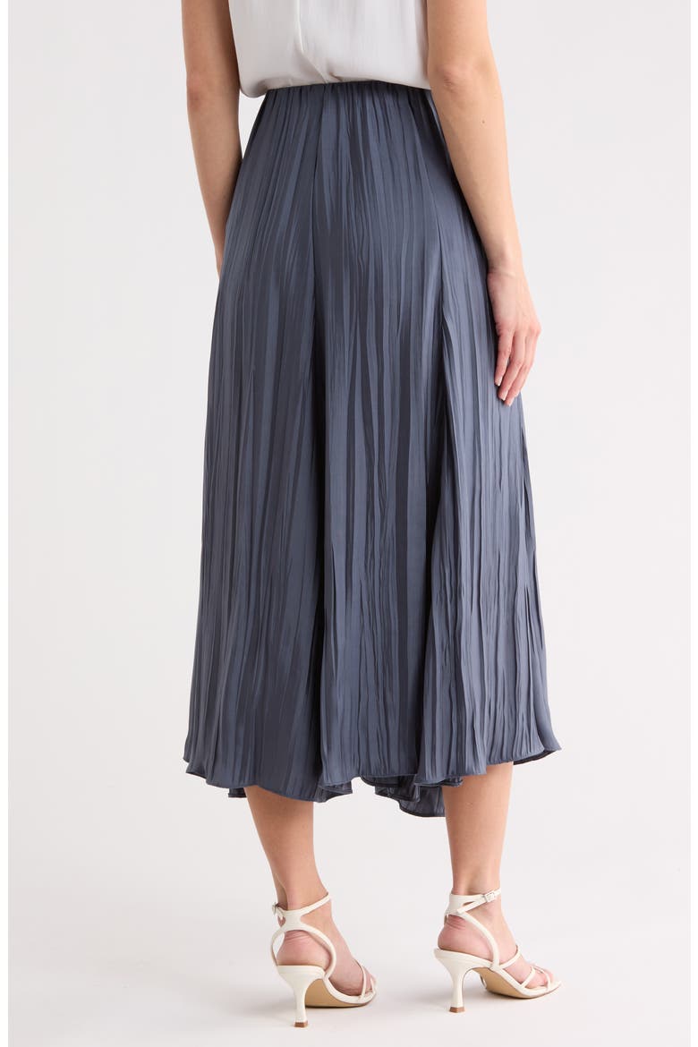 Crinkled Maxi Skirt, Alternate, color, DARK WATER
