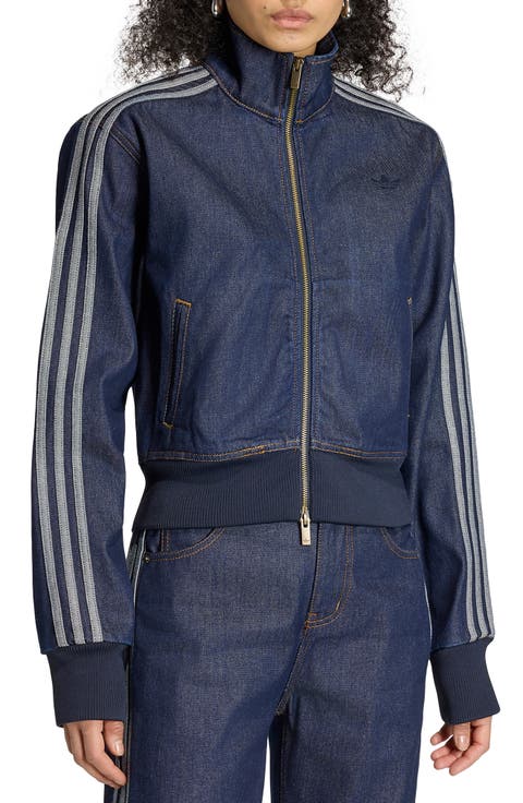 Denim Track Jacket