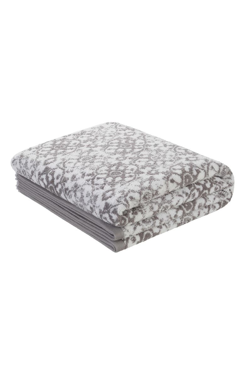 Jessica Simpson Aziza 4-Piece Bath Essentials Set, Alternate, color, Skyrocket Grey