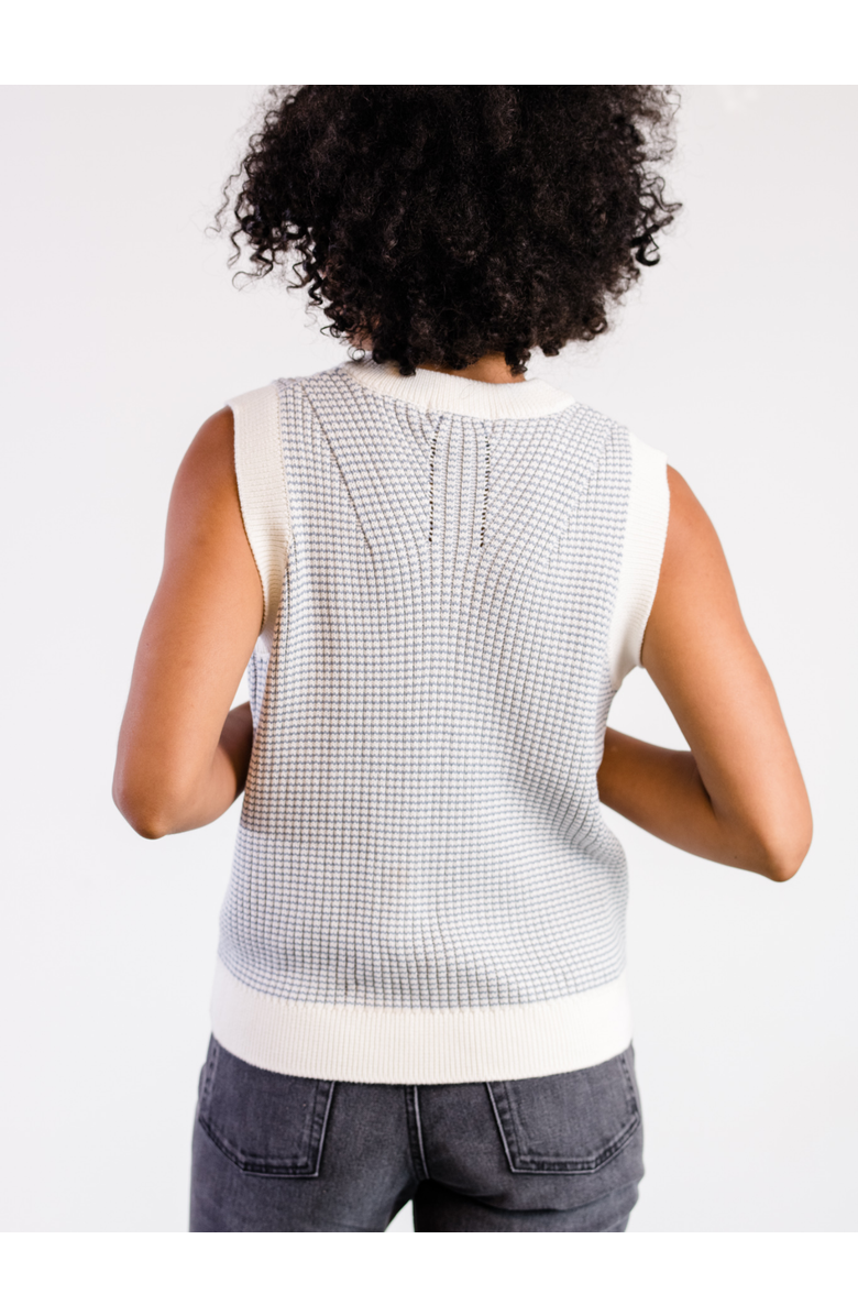 ABLE Liza V-Neck Sweater Vest, Alternate, color, 
