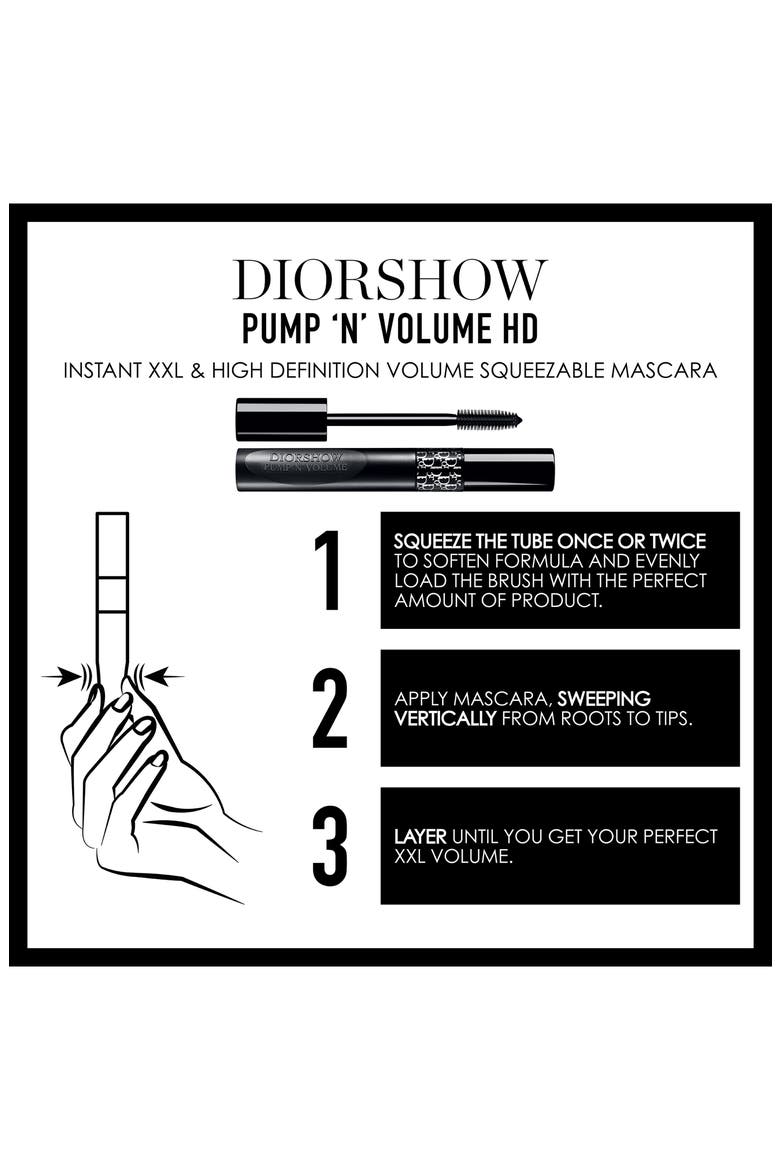 Diorshow Pump n Volume HD Mascara, Alternate, color, 090 BLACK PUMP