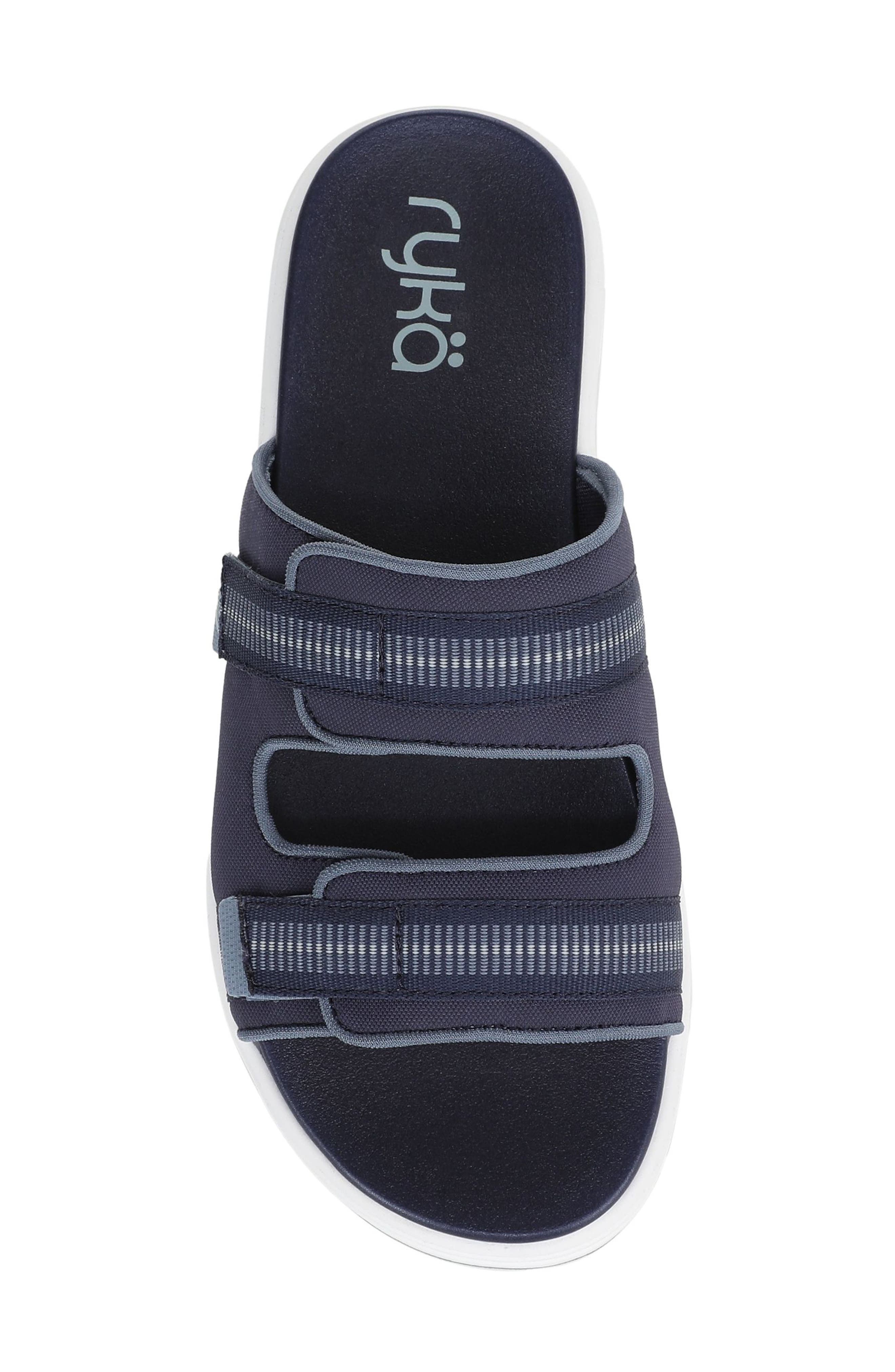 Rykä Viv Slide Sandal, Alternate, color, Academy Blue