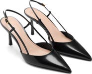 MANGO Pointed Toe Slingback Pump