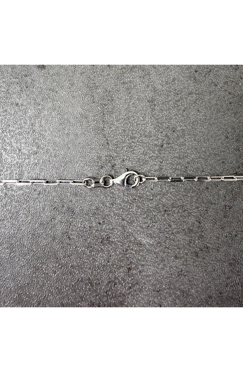 The Lovery Fine Jewelry Starburst Locket Necklace, Alternate, color, Sterling Silver