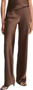Vince Colette High Waist Fluid Satin Bias Pants