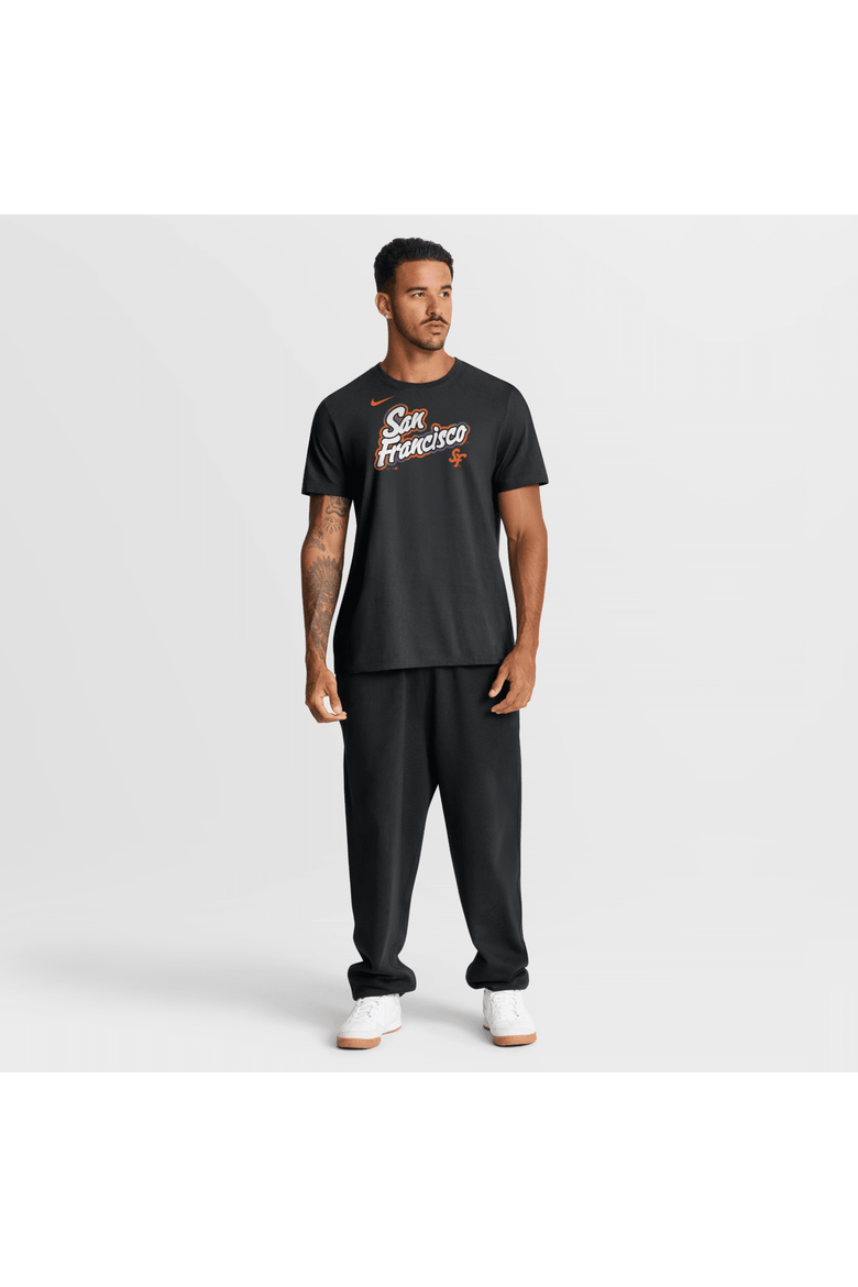 Men's Nike Black San Francisco Giants City Connect Wordmark T-Shirt, Alternate, color, Black