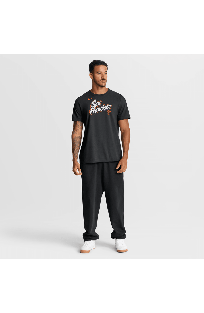 Nike Men's Nike Black San Francisco Giants City Connect Wordmark T-Shirt, Alternate, color, Black