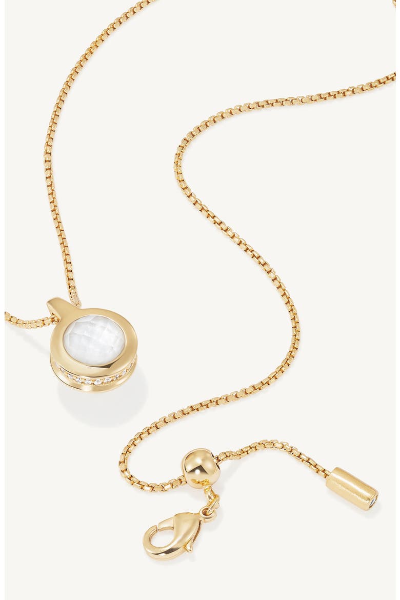 Ipanema Mini Pendant Necklace, Alternate, color, IRIDESCENT PEARL/ GOLD